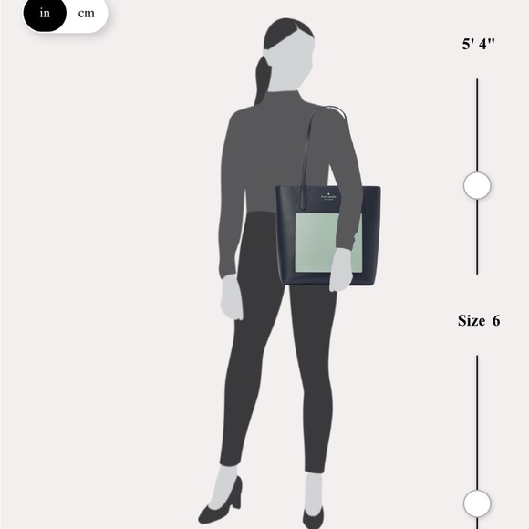 SOLD! Kate Spade Daily Tote in Blazer Blue Multi / Color Block - Picture 8 of 12